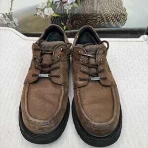 Clarks Gore-Tex XCR Mens Brown Leather Casual Shoes Size 9M